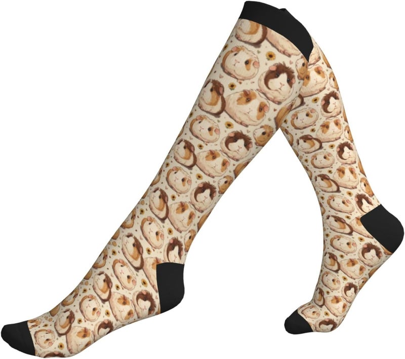 thmnj Compression Socks Knee High Support Socks for Women Men Circulation Stockings for Athletic Running Cycling Flying - Image 5